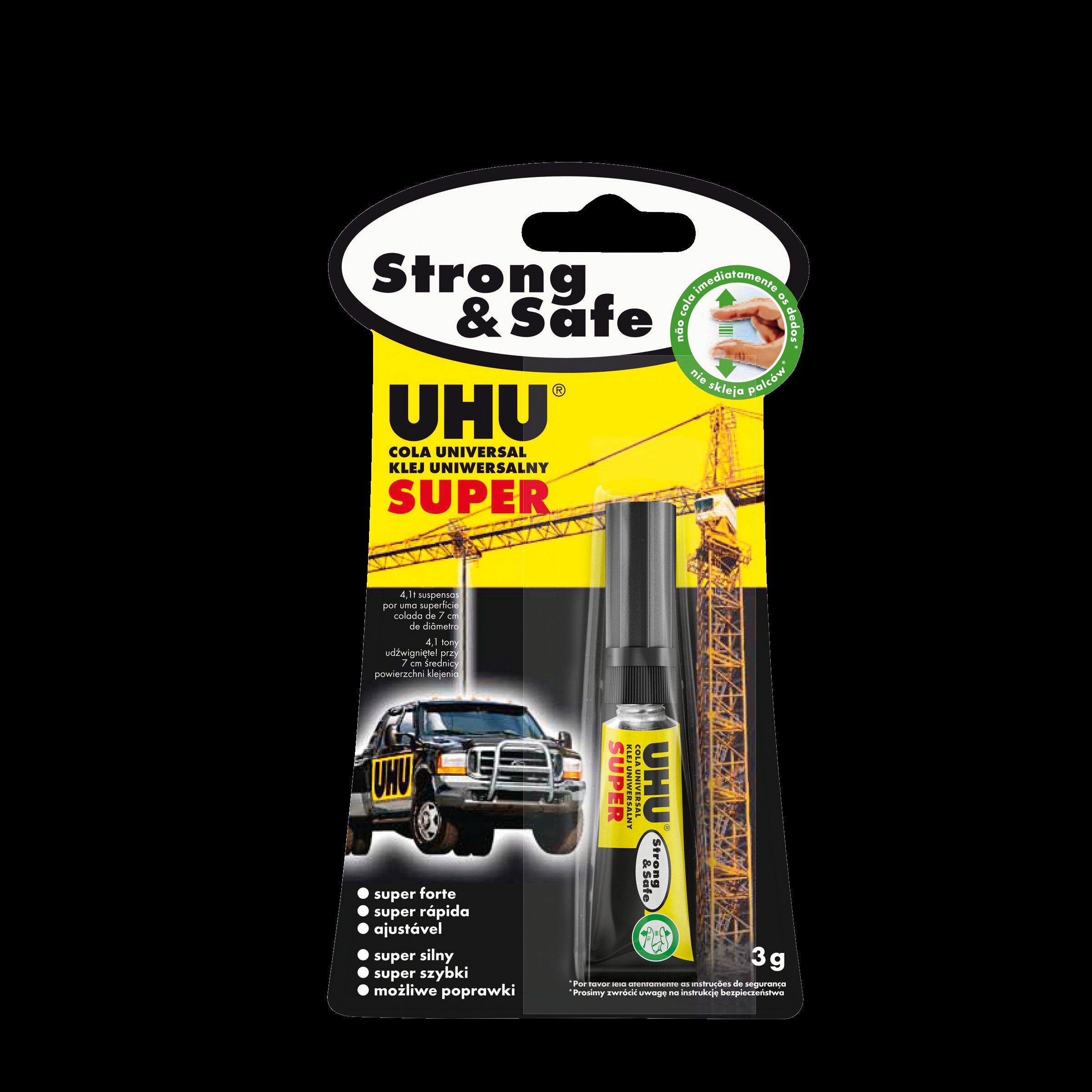 Cola Universal UHU Strong & Safe 3g 1