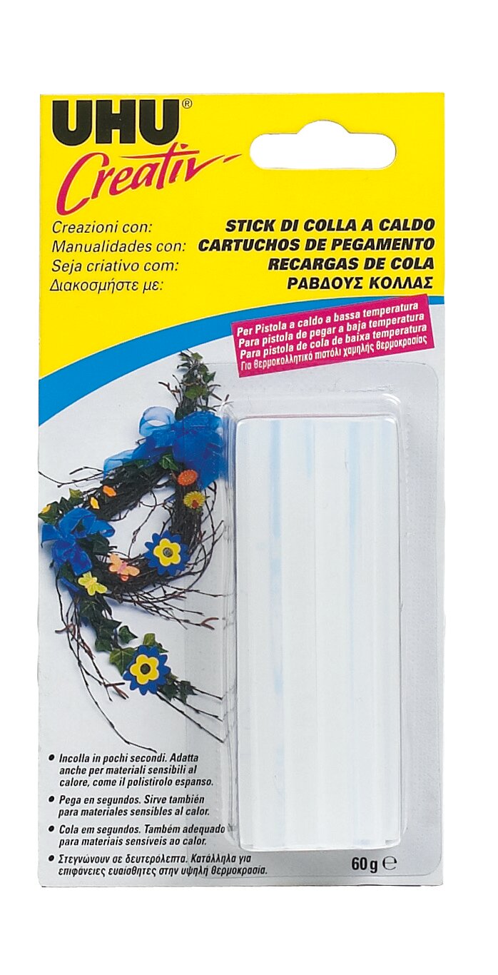 Sticks de cola para pistola de colar UHU Creativ 60g 1