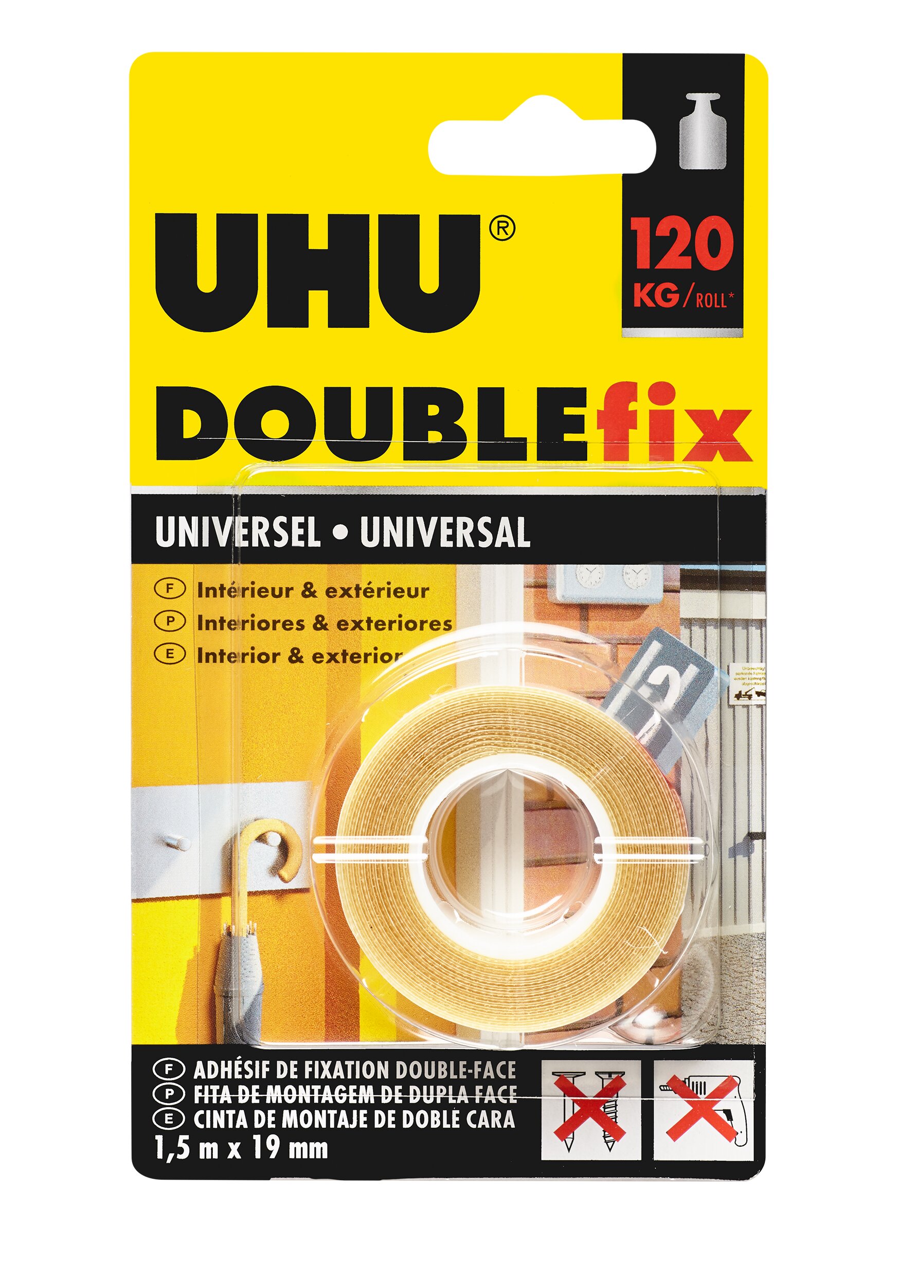 Imagem 0 de Fita Adesiva UHU Doublefix Universal