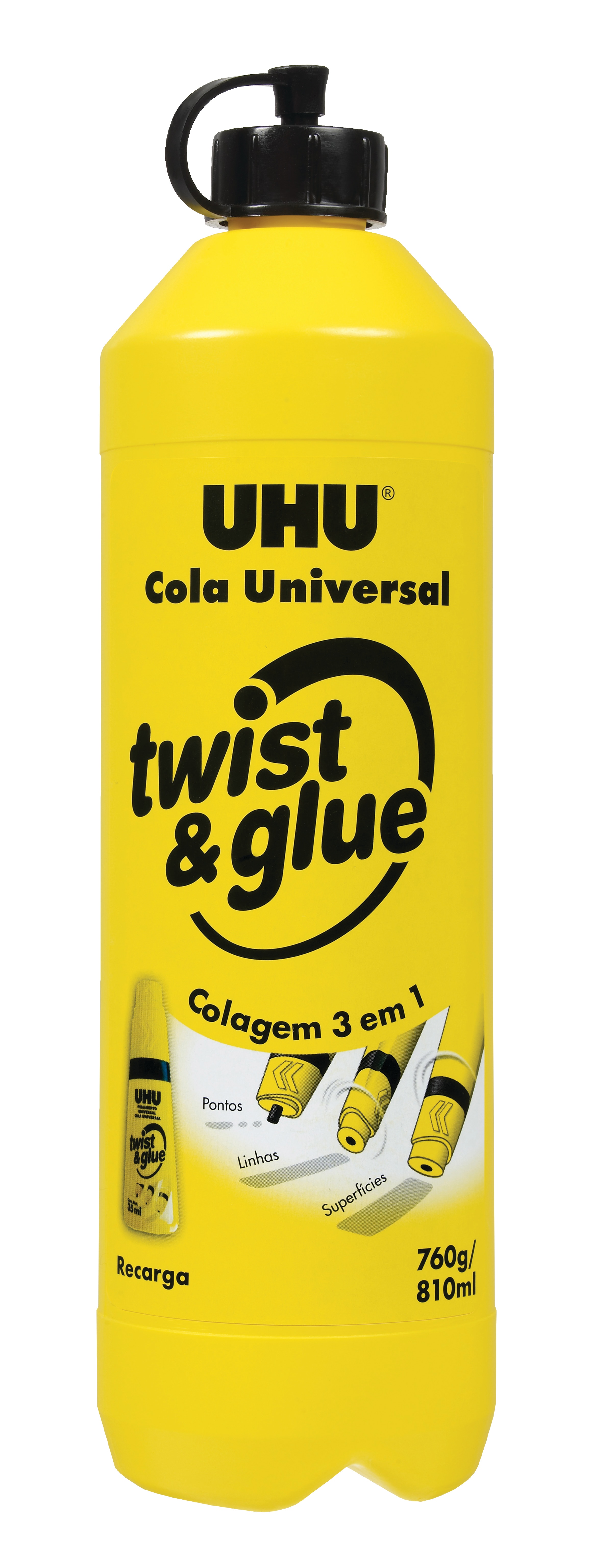 Imagem 0 de Cola UHU Universal Twist&Glue Recarga 760ml