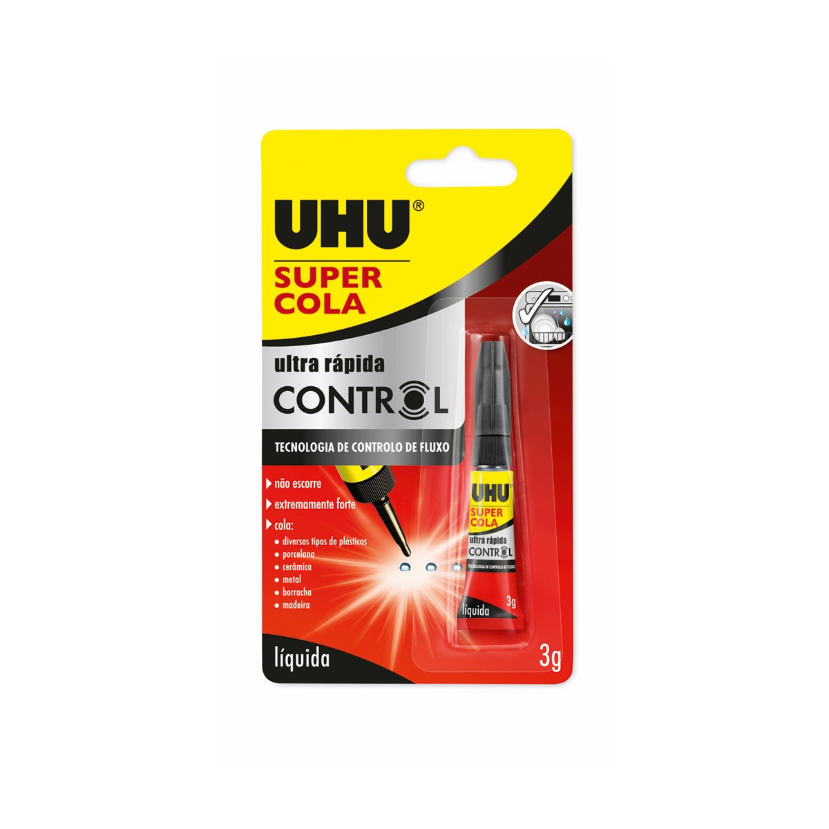 Imagem 0 de Super Cola UHU Control - 3g