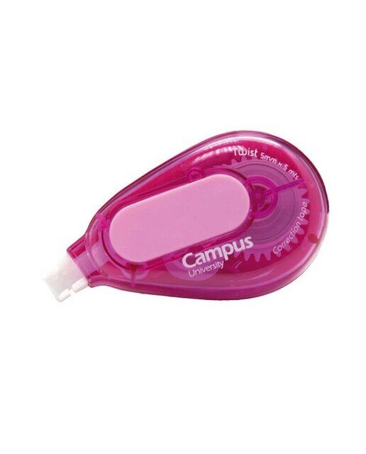 Fita Corretora 5x5M Twist Campus Rosa 1