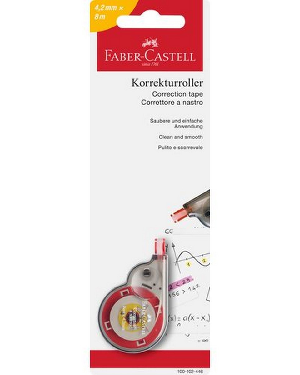 Imagem 0 de Fita Corretora Faber-Castell 8m 4.2mm