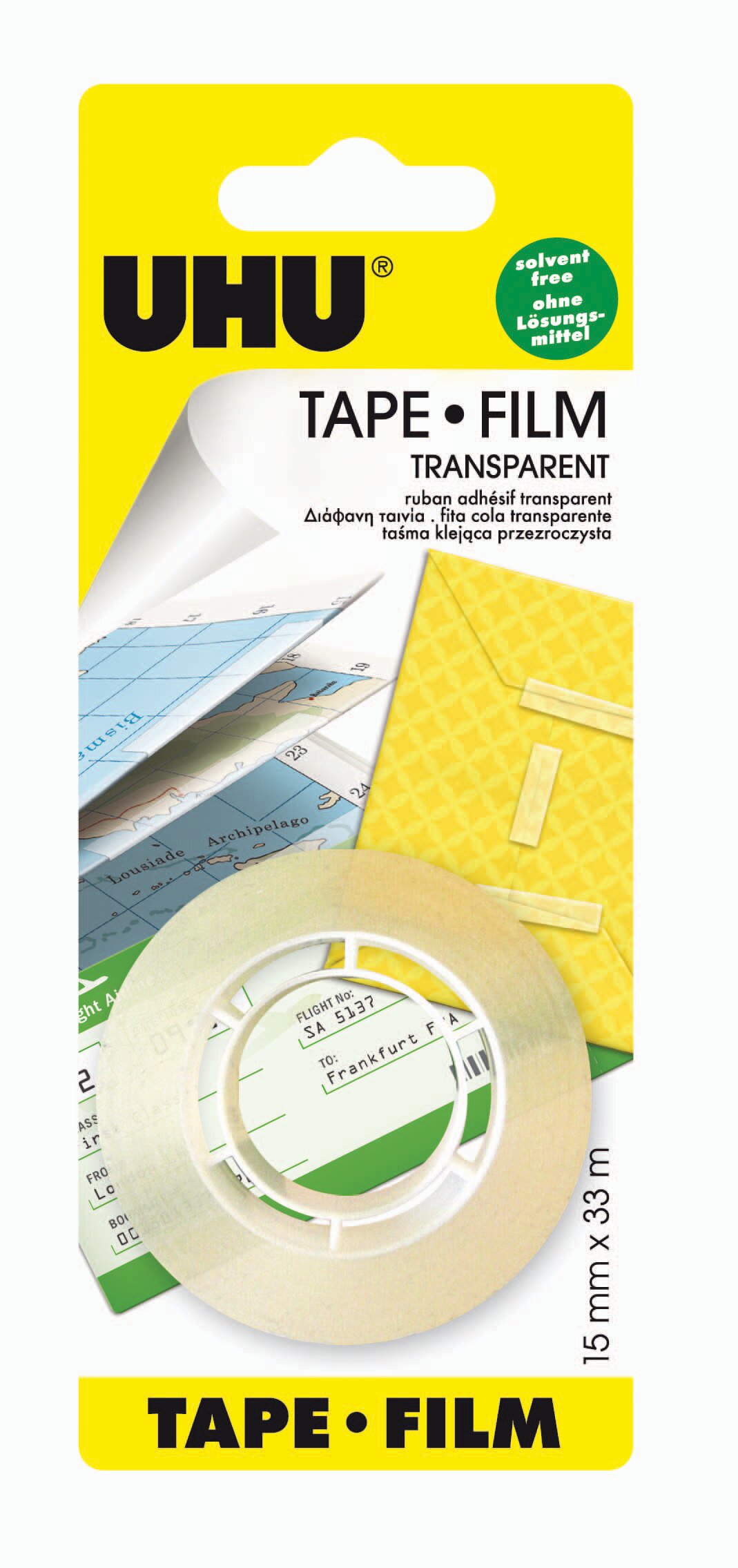 Tape Film Transparente UHU recarga 15mm x 33m 1