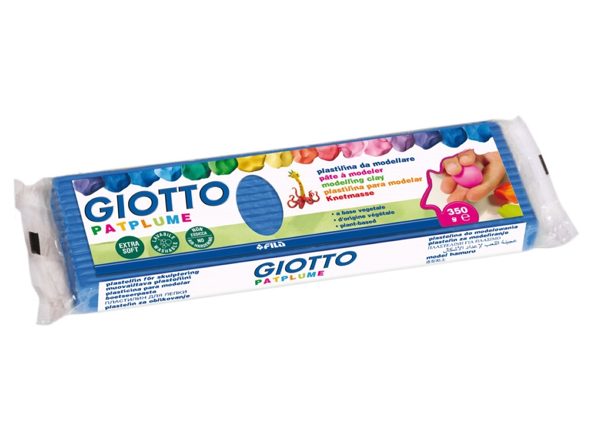 Plasticina Patplume Azul escuro 350 g. Caixa 12 unds Giotto 1