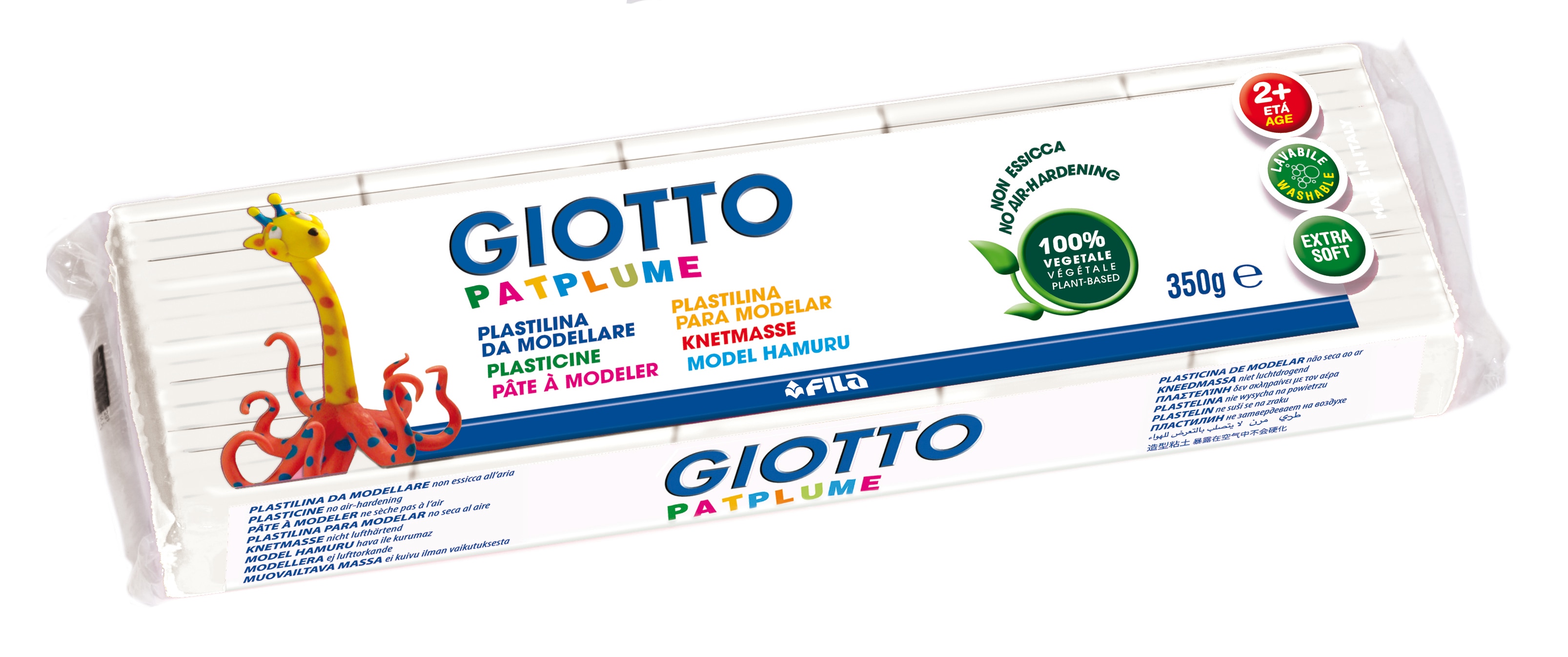 Plasticia Giotto Patplume Branco 350 g. Caixa 12 uds 1