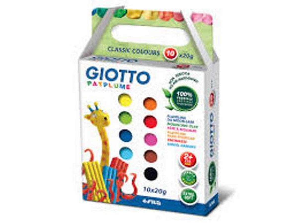 Imagem 0 de Plasticina Parplume Giotto 10 cores