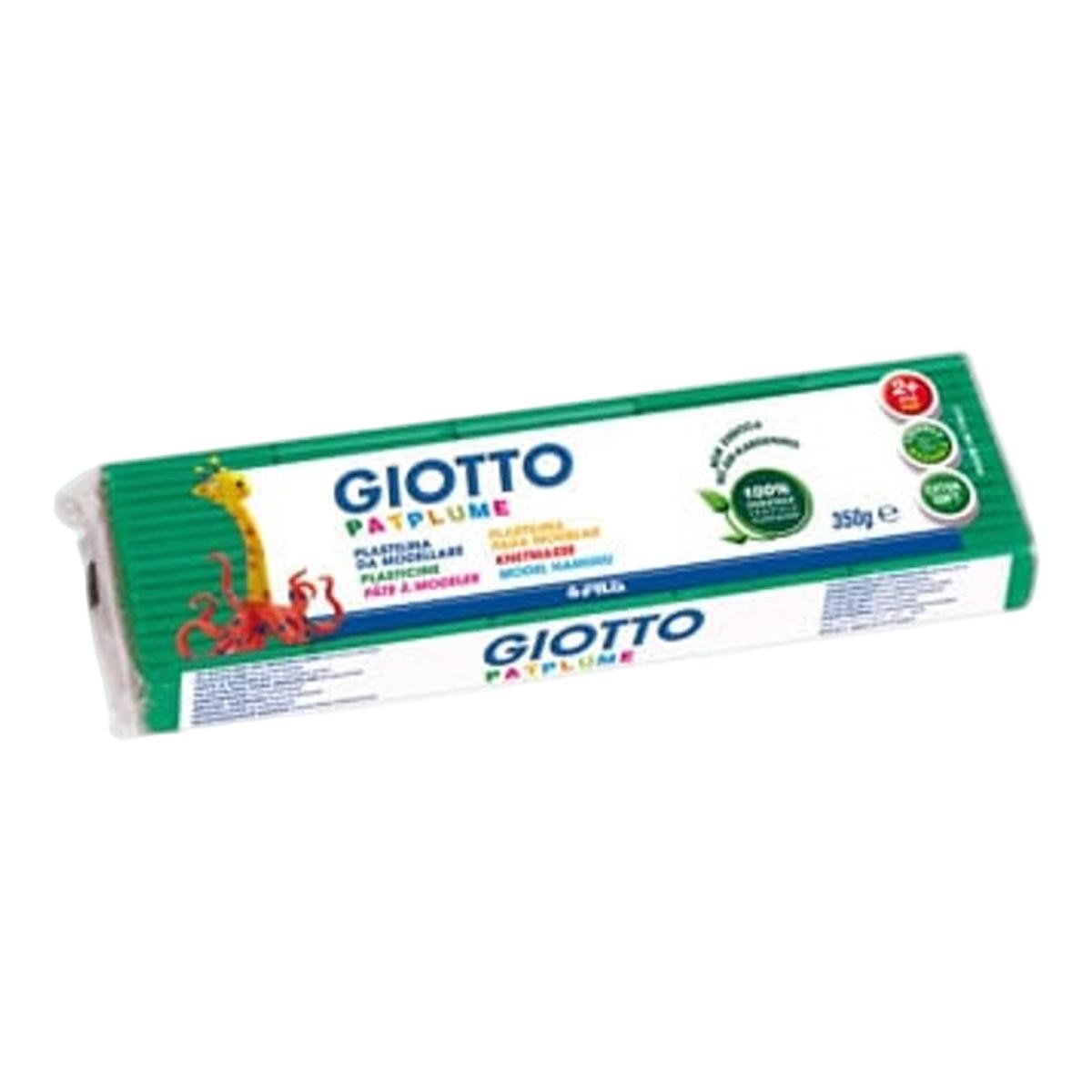 Imagem 0 de Plasticina Giotto Patplume Verde escuro 350 g. Caixa 12 uds.