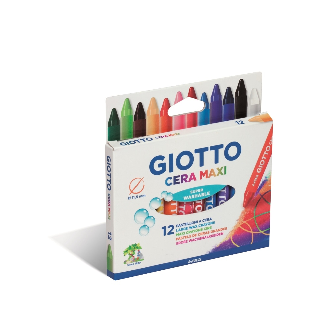 Imagem 0 de Lápis de Cera Giotto Maxi Caixa 12 unidades