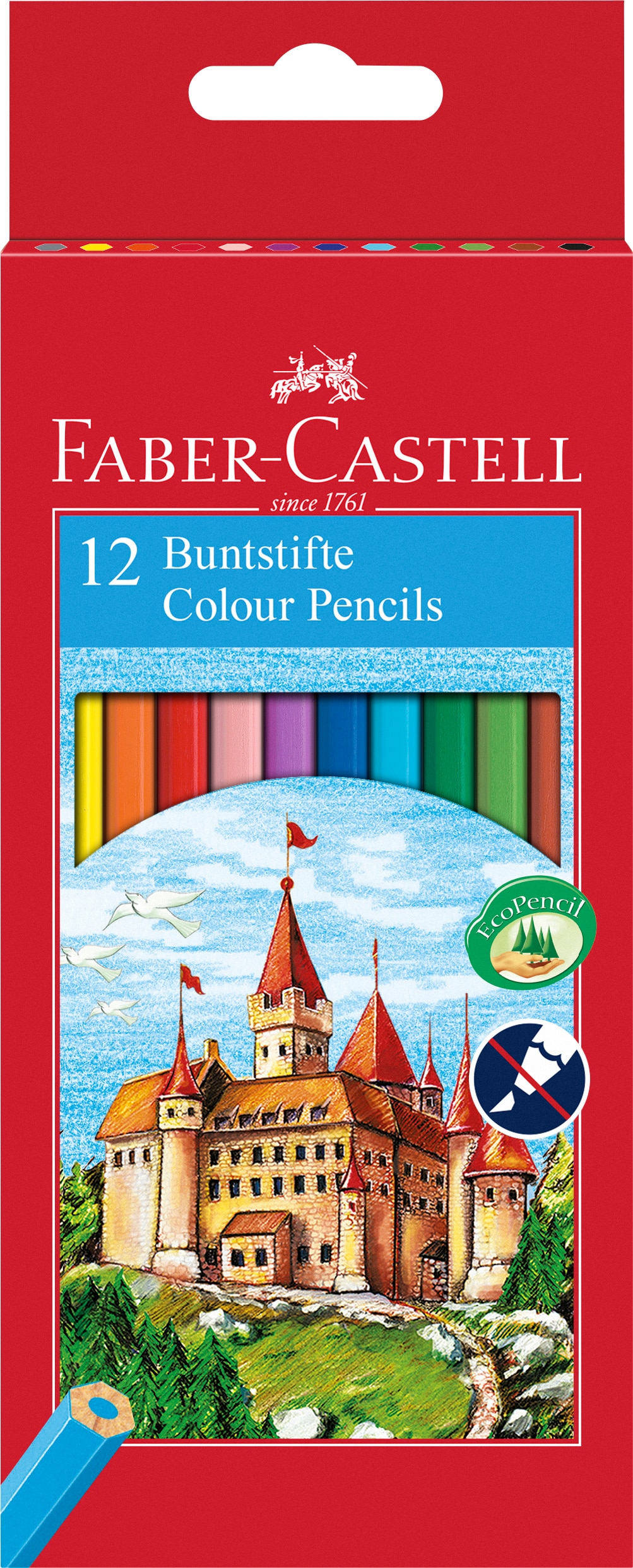 Imagem 0 de Caixa de 12 ecolápis de cor Castelo Faber-Castell