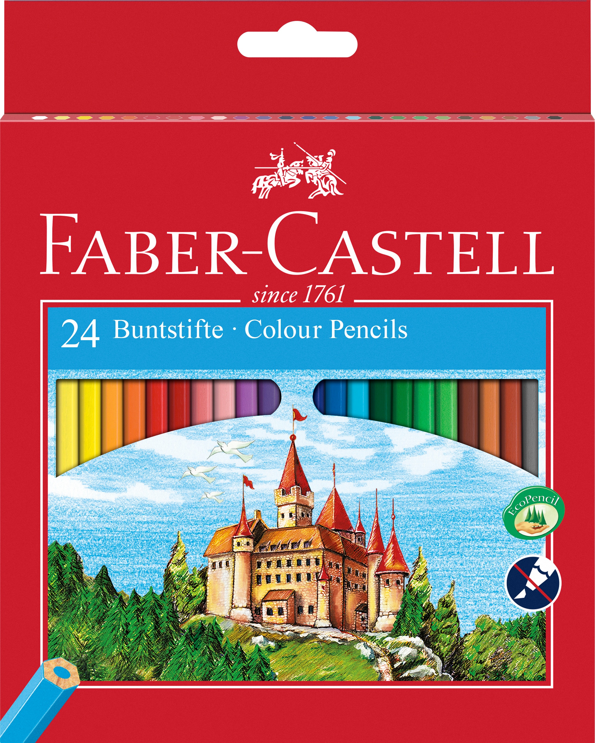 Imagem 0 de Caixa de 24 Ecolápis de Cor Castelo Faber-Castell
