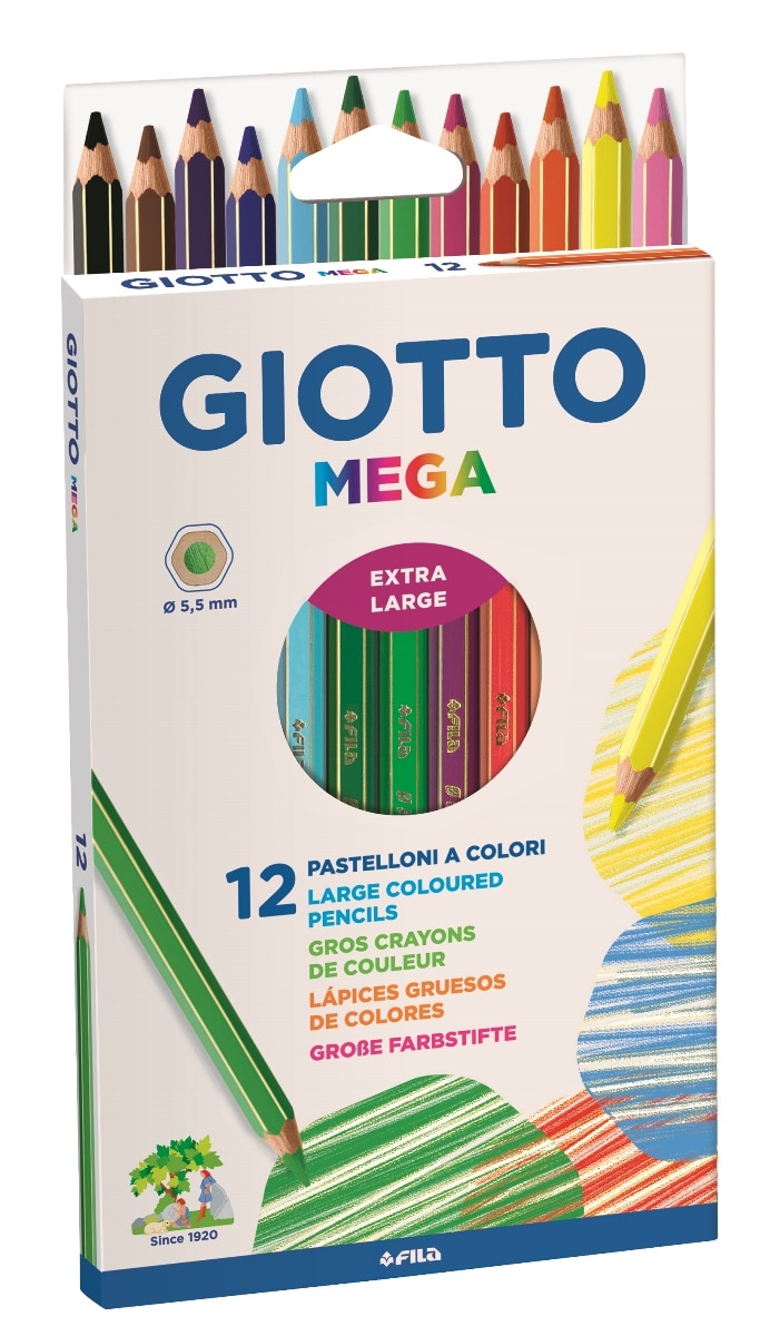 Lápis de Cor Giotto Mega Caixa 12 unidades 1