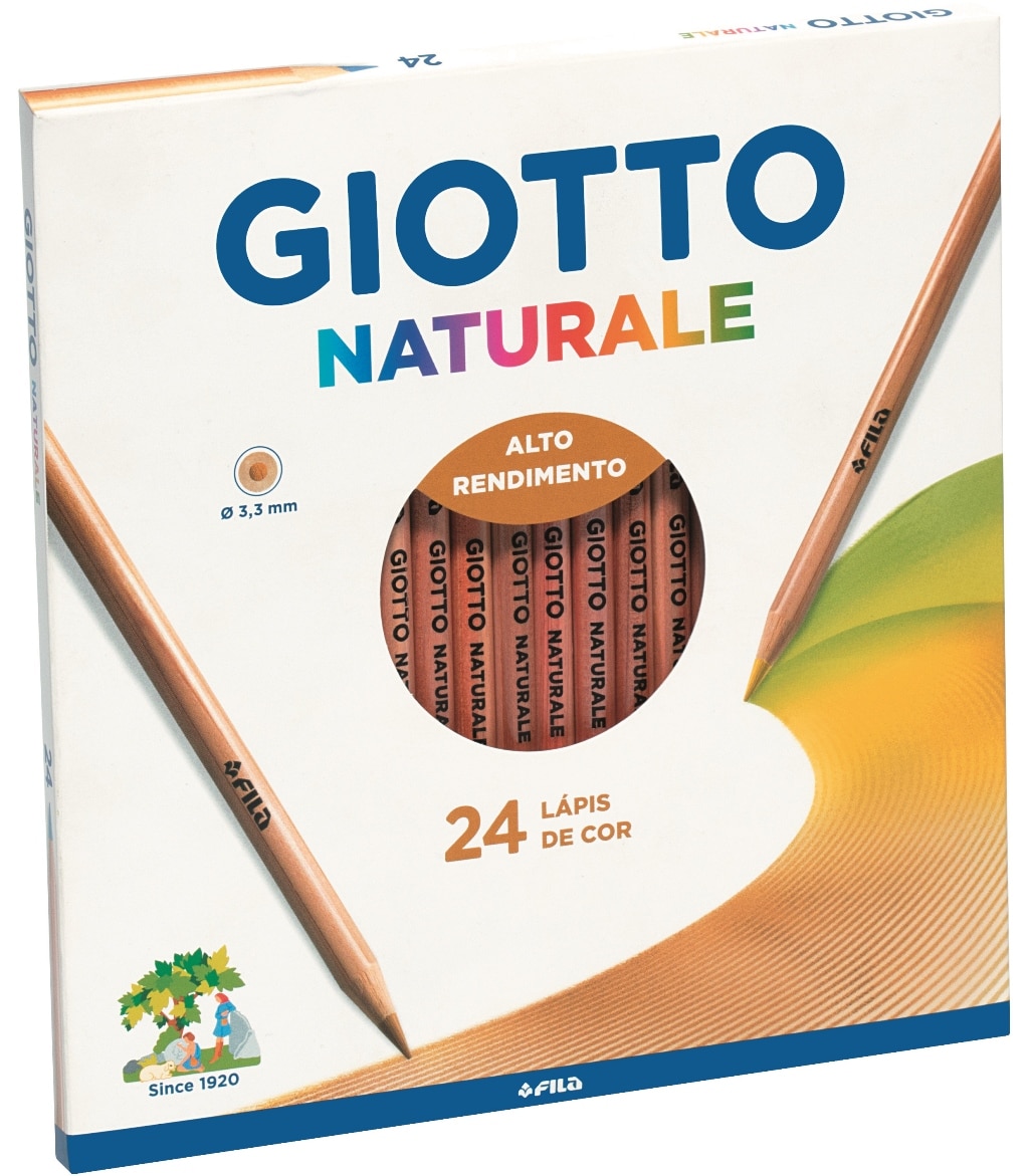 Lápis de Cor Naturale Giotto Caixa 24 unidades 1