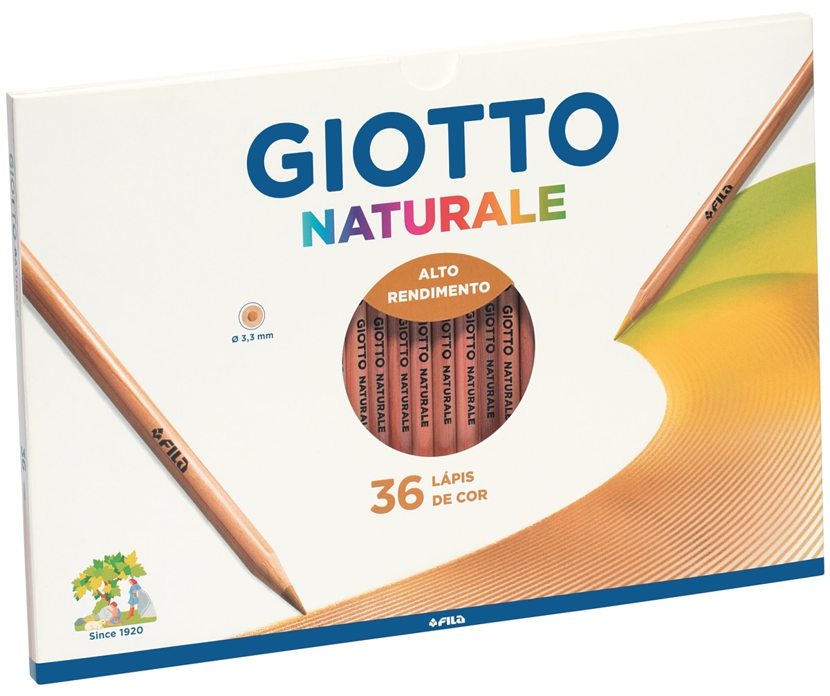 Lápis de Cor Giotto Naturale Caixa 36 unidades 1