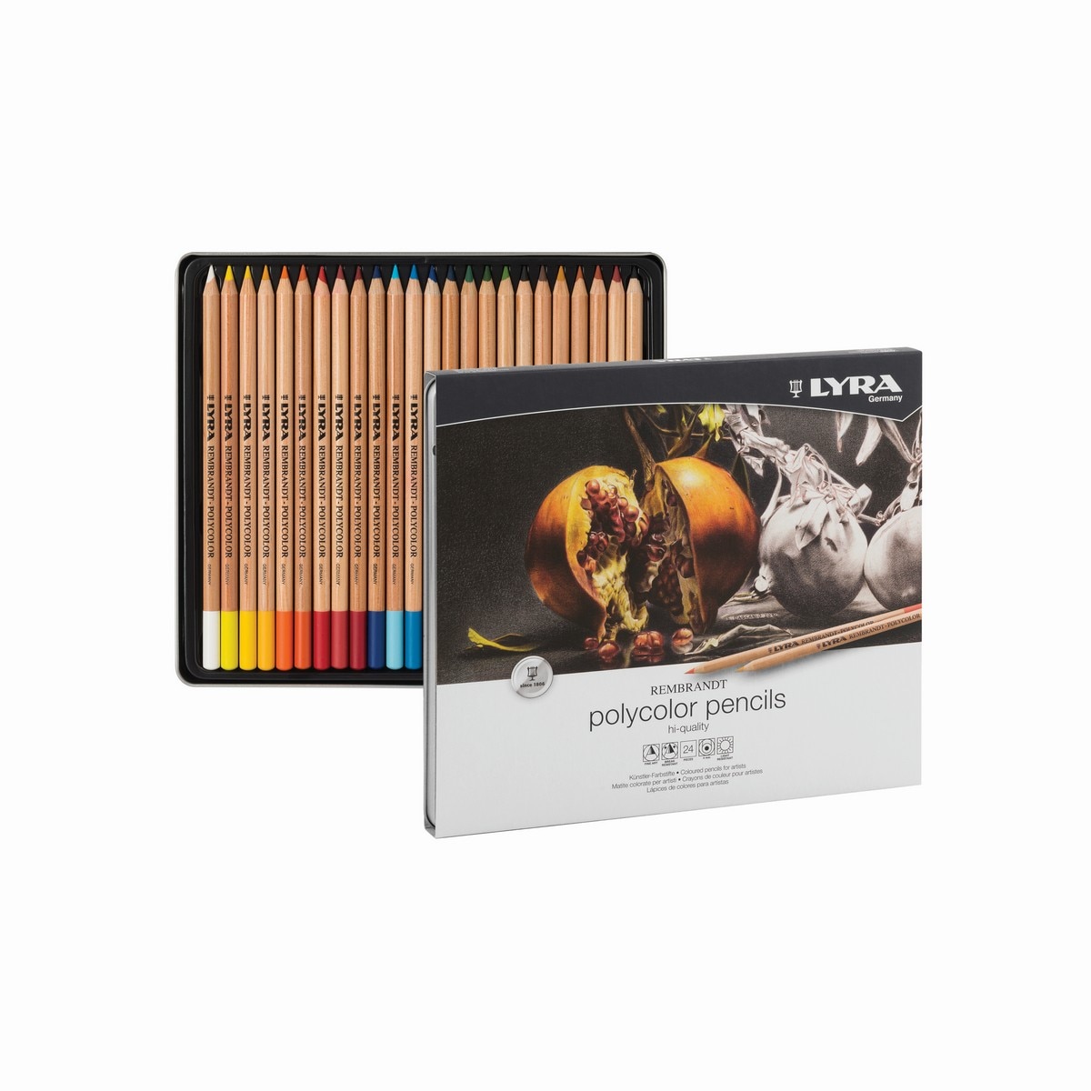 Lápis de Cor Rembrandt Polycolor 24 Unidades Lyra 3