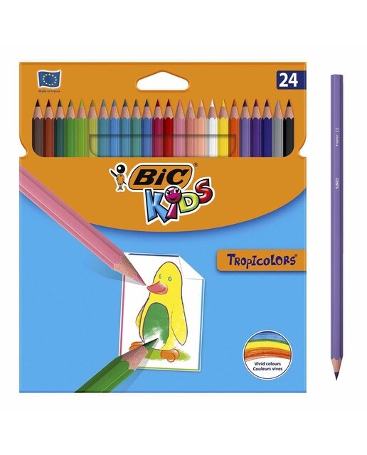Imagem 0 de Pack de 24 lápis de cor  Kids Tropicolors
