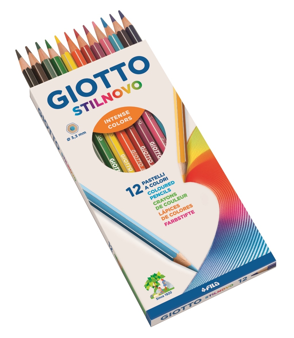 Lápis de Cor Stilnovo Giotto Caixa 12 unidades 2