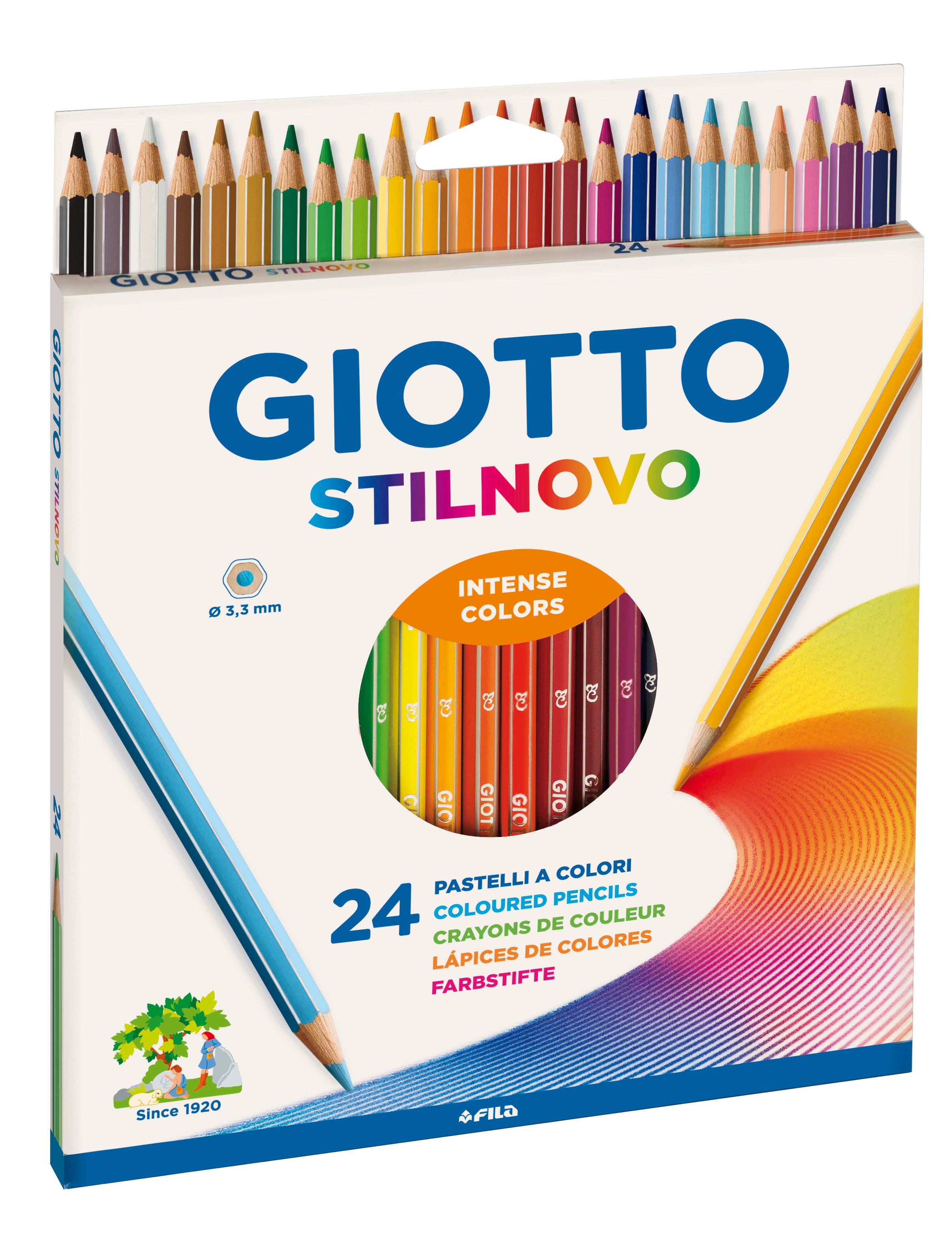 Imagem 0 de Caixa com 24 Lápis StilNovo Giotto