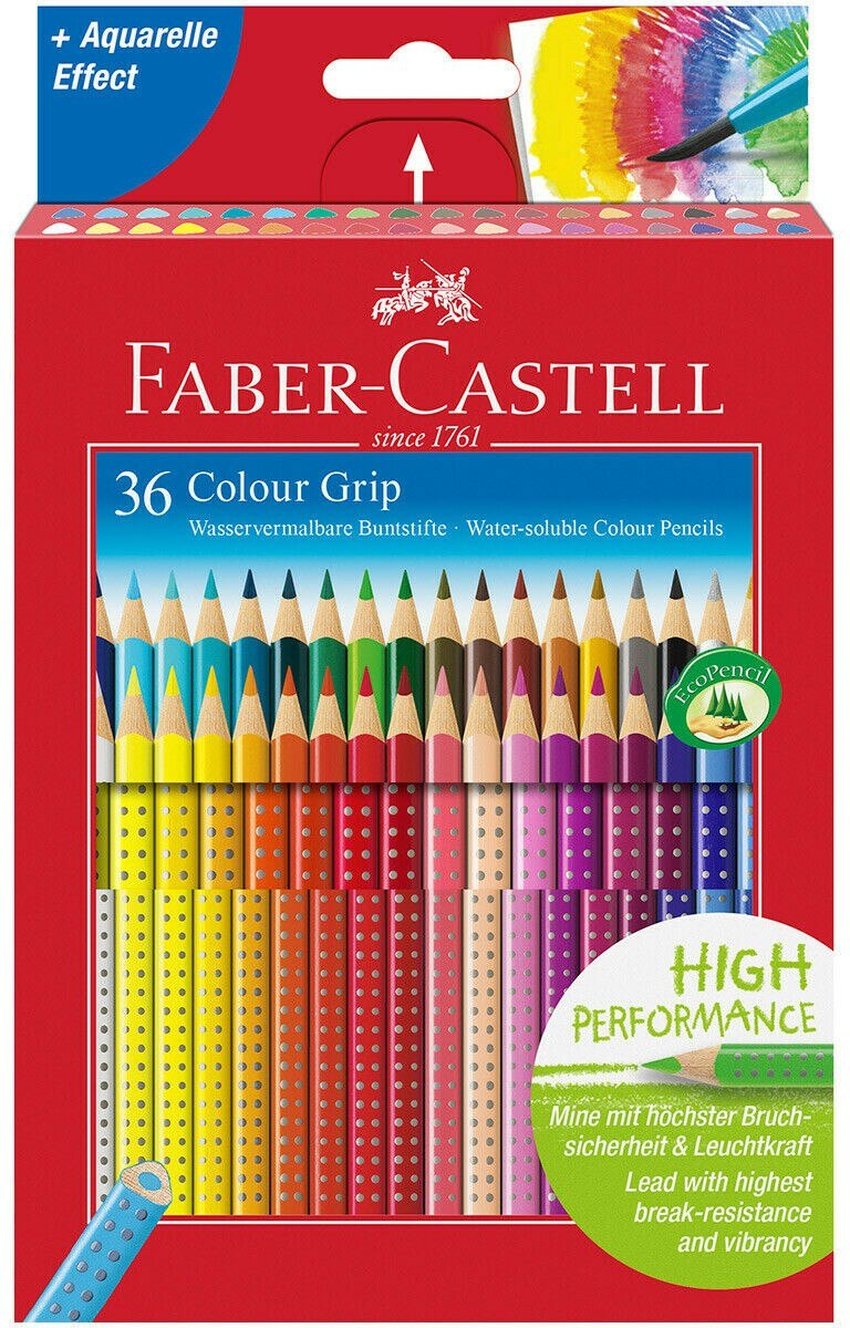Imagem 0 de Caixa 36 Lápis de Cor Faber Castell