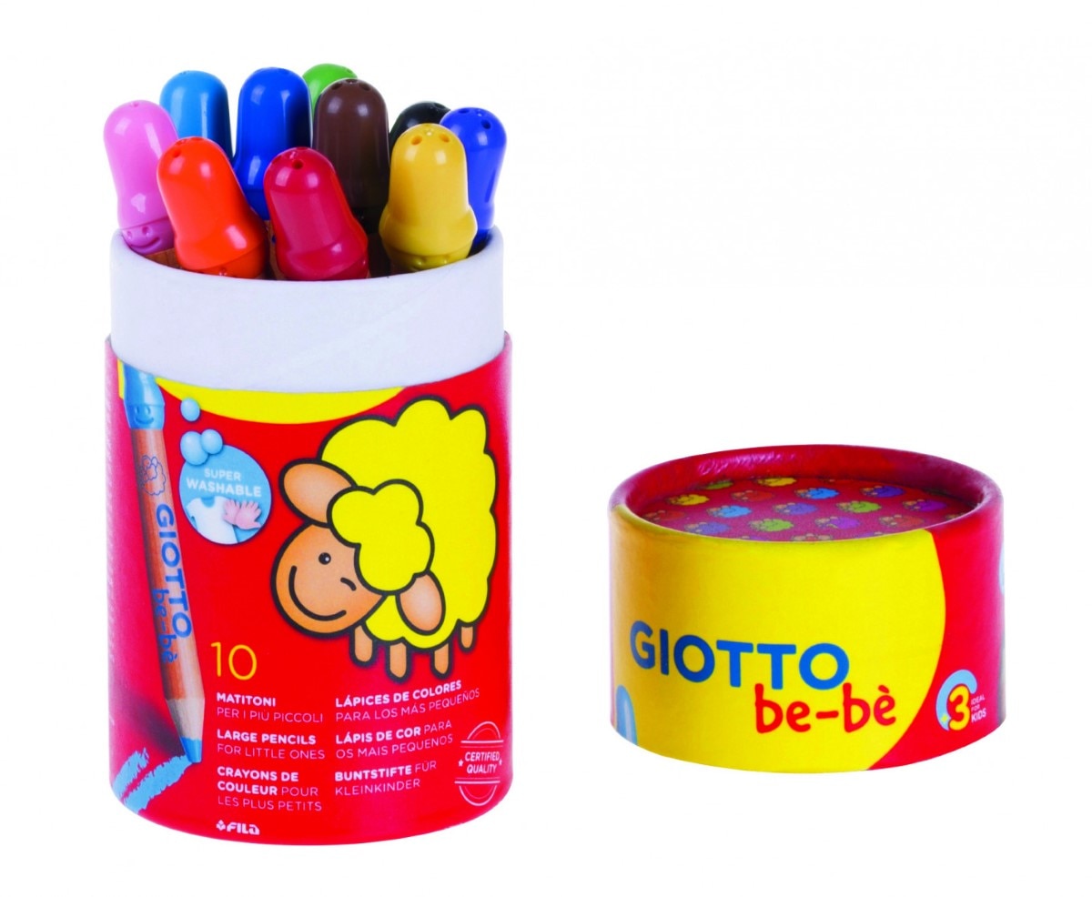 Frasco de 10 lápis de cor XL 1