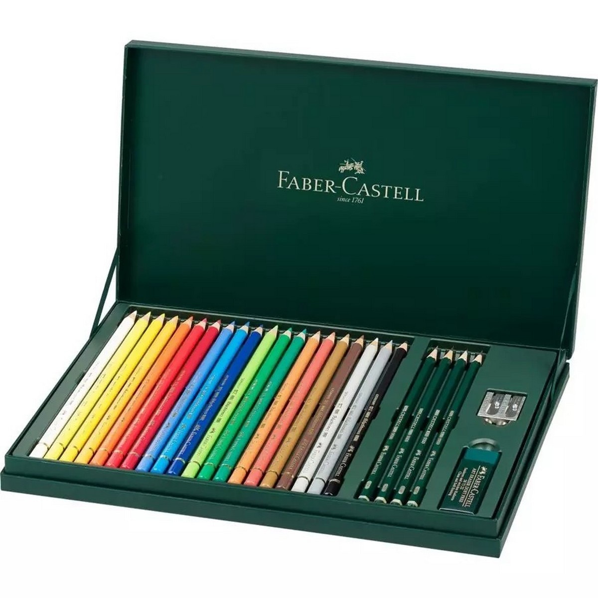 Caixa de Madeira Polychromos com 24 Lápis Faber-Castell 2