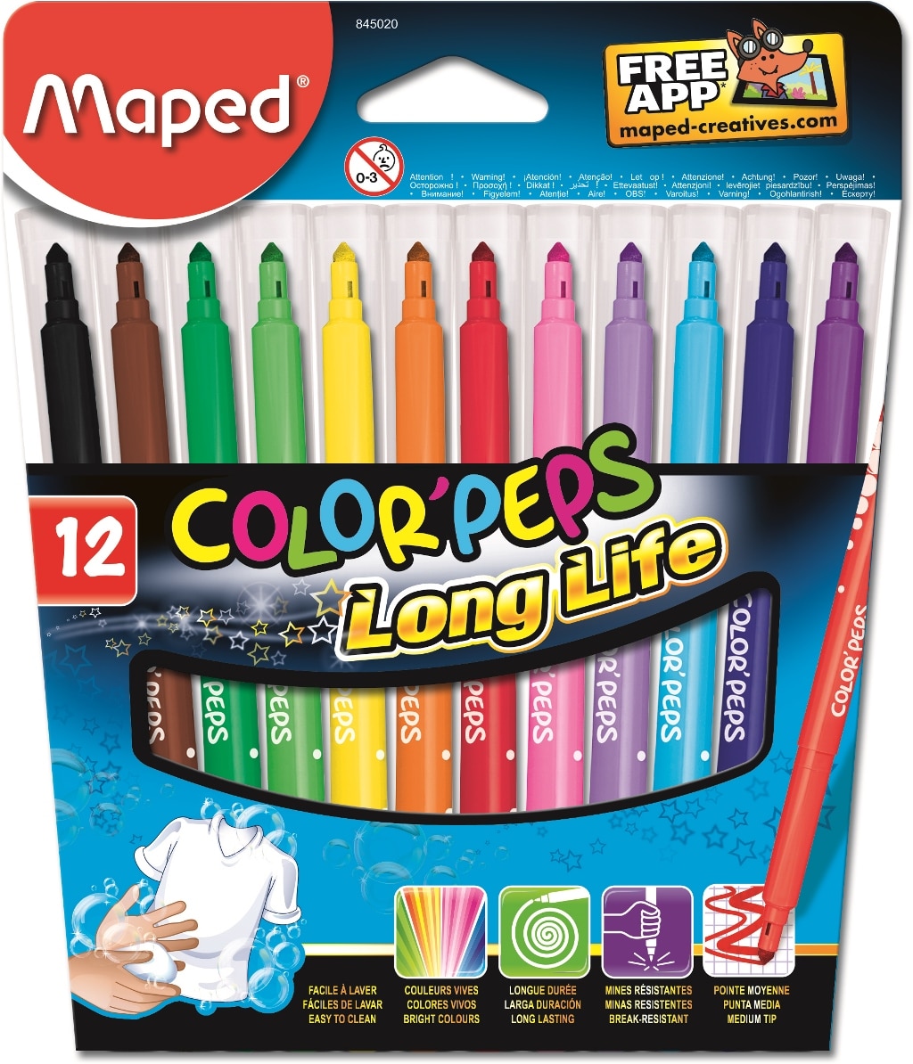 Caneta de Feltro Estojo 12 Maped 1