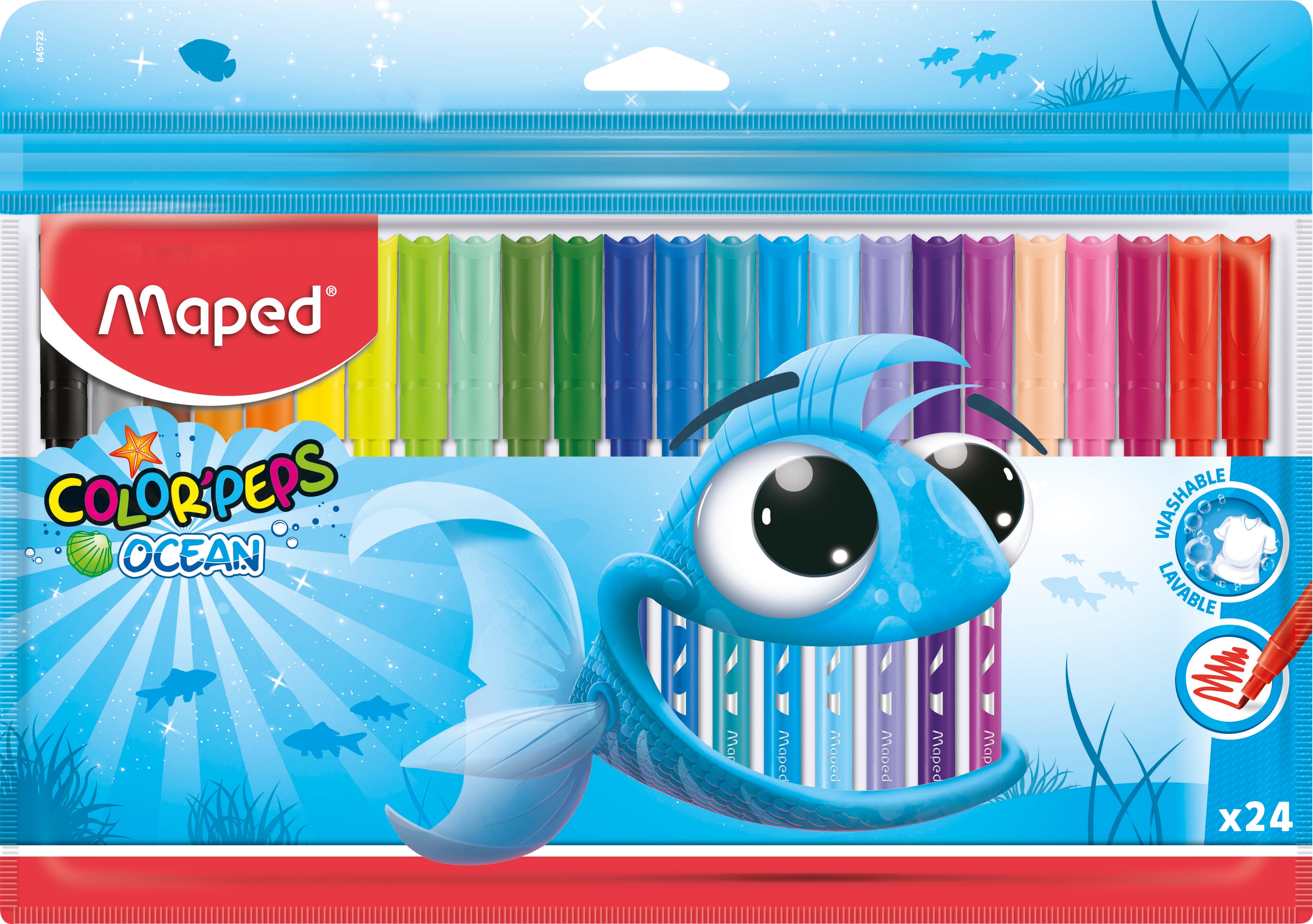 Caixa 24 filtros Color Peps Ocean Maped 1
