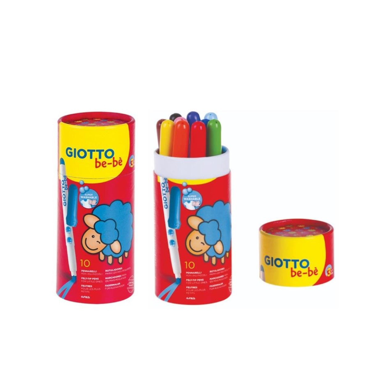 Frasco de 10 canetas de feltro XL 1