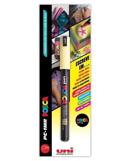 Marcador Posca PC1MDB- Amarelo Uni Ball 1