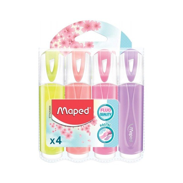 Marcadores Fluo Pepsi Pastel x4 1