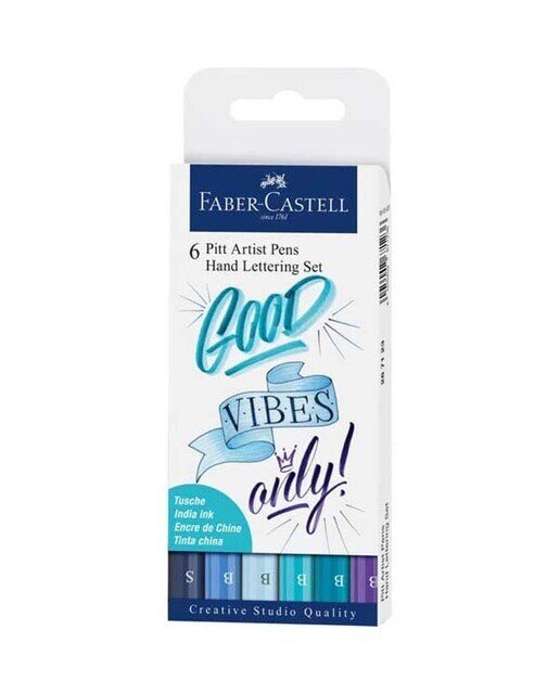 Marcador de Desenho FABER-CASTELL Hand Lettering Set 6 Unidades 1