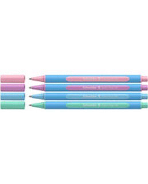 Esferográfica Schneider Slider Edge Pastel 4 unid 1