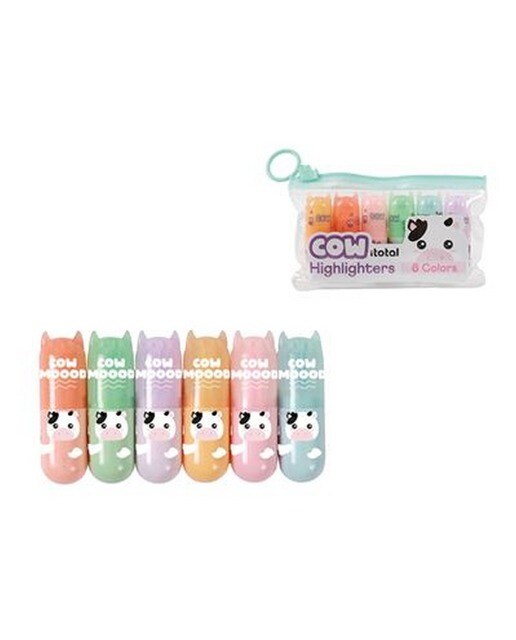 Sublinhador I-Total Macaron Vaca , 6 Cores 1