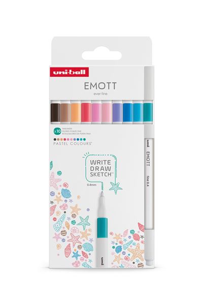 Imagem 0 de 10 Marcadores EMOTT PASTEL