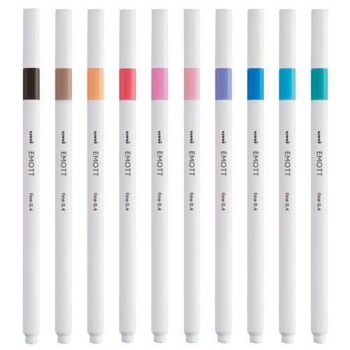 10 Marcadores EMOTT PASTEL 2