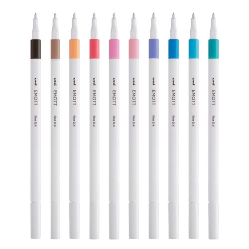 10 Marcadores EMOTT PASTEL 3