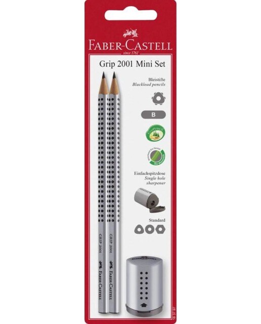 Imagem 0 de Conjunto de lápis Faber-Castell Grip 2001 mini
