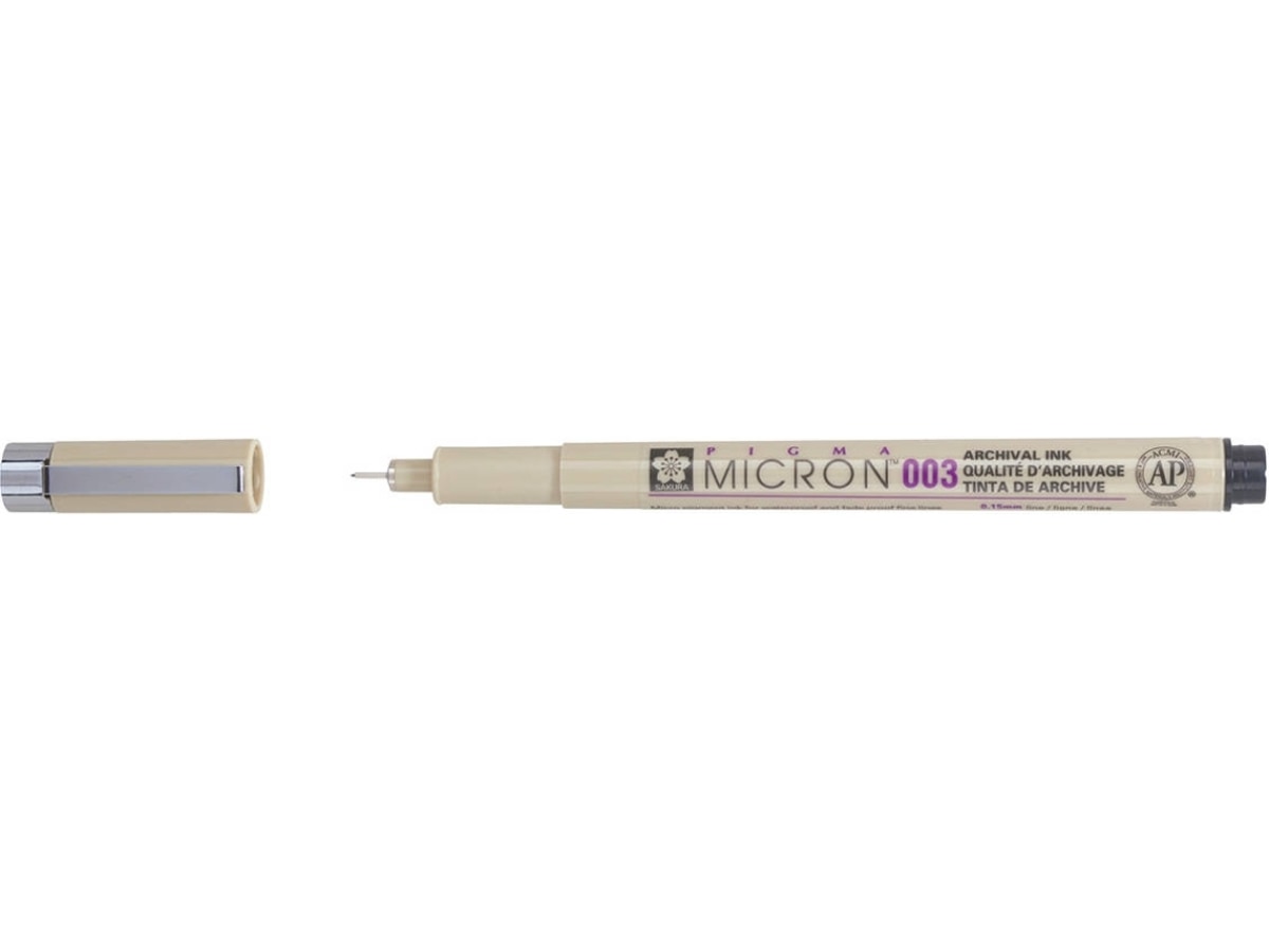 Marcador Calibrado Micron Sakura 0,15mm - Preto 1