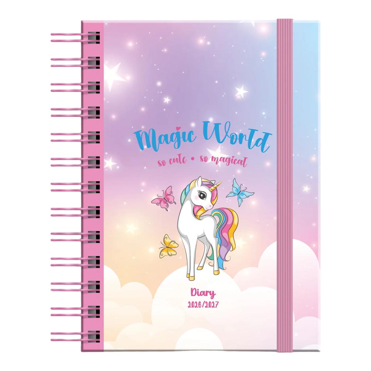 Agenda Escolar A6 Magic World 1