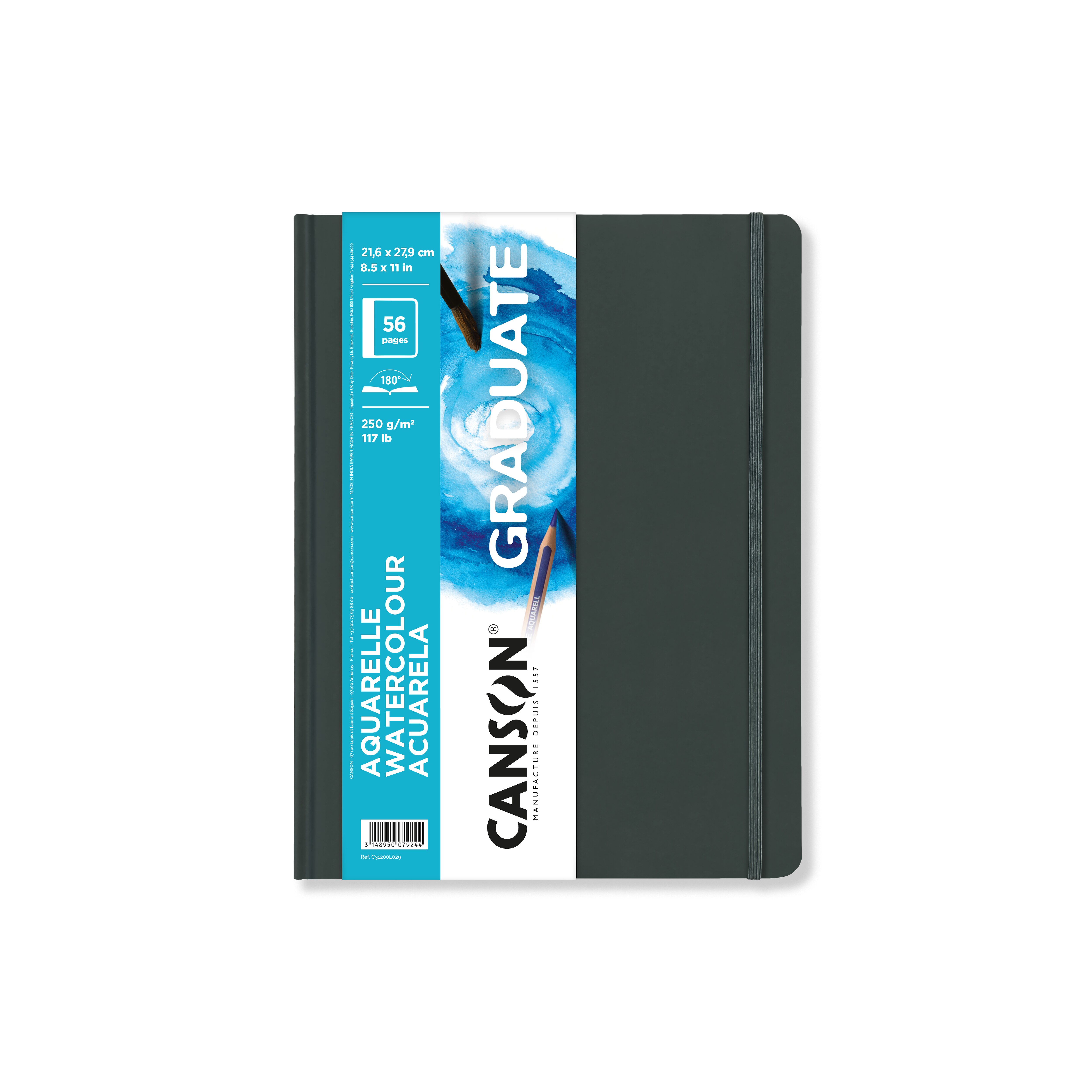 Imagem 0 de Art Book 21,6x27,9 28F Canson Graduate Aguarela Fino - 250g