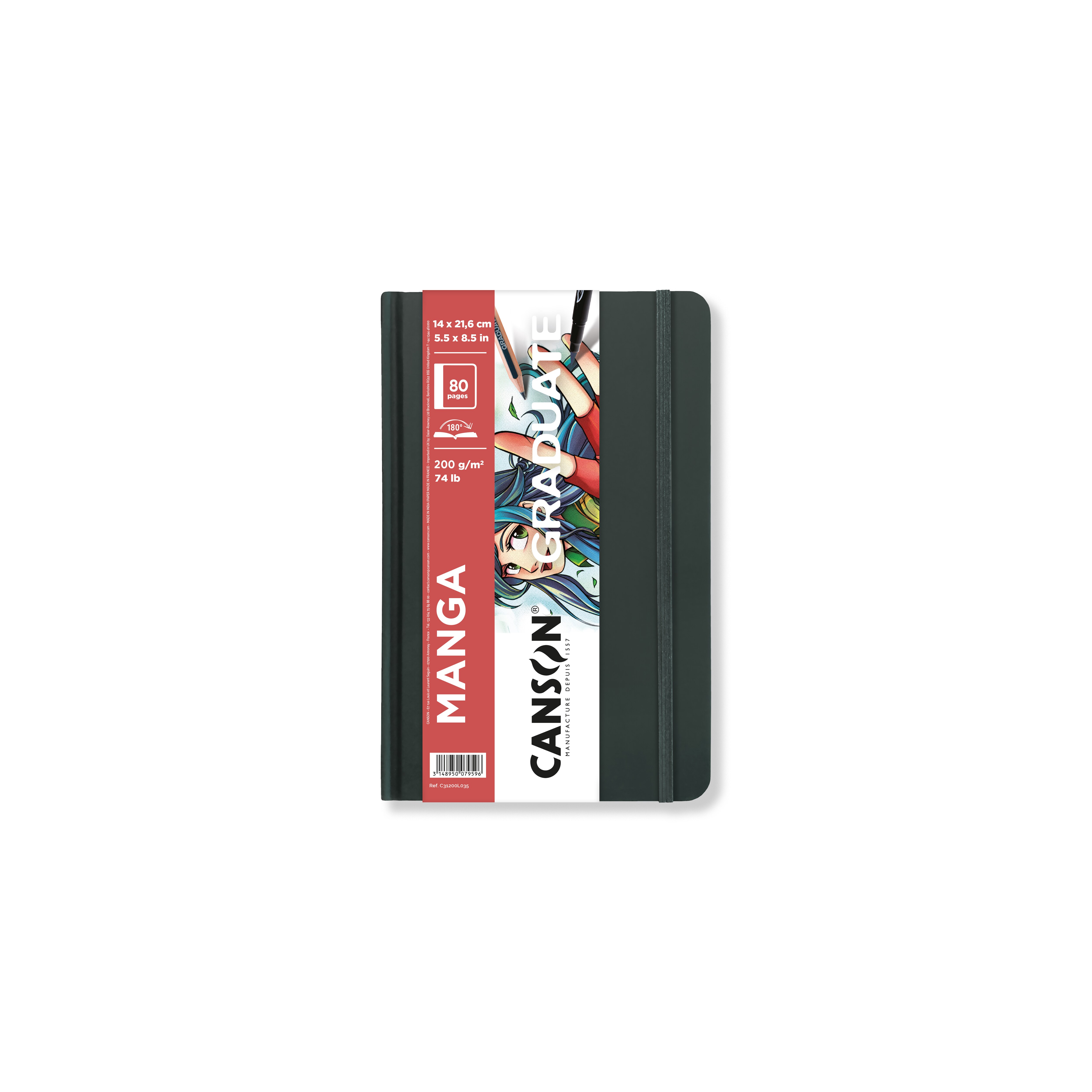 Imagem 0 de Art Book 14x21,6 40F Canson Graduate Manga Liso - 200g