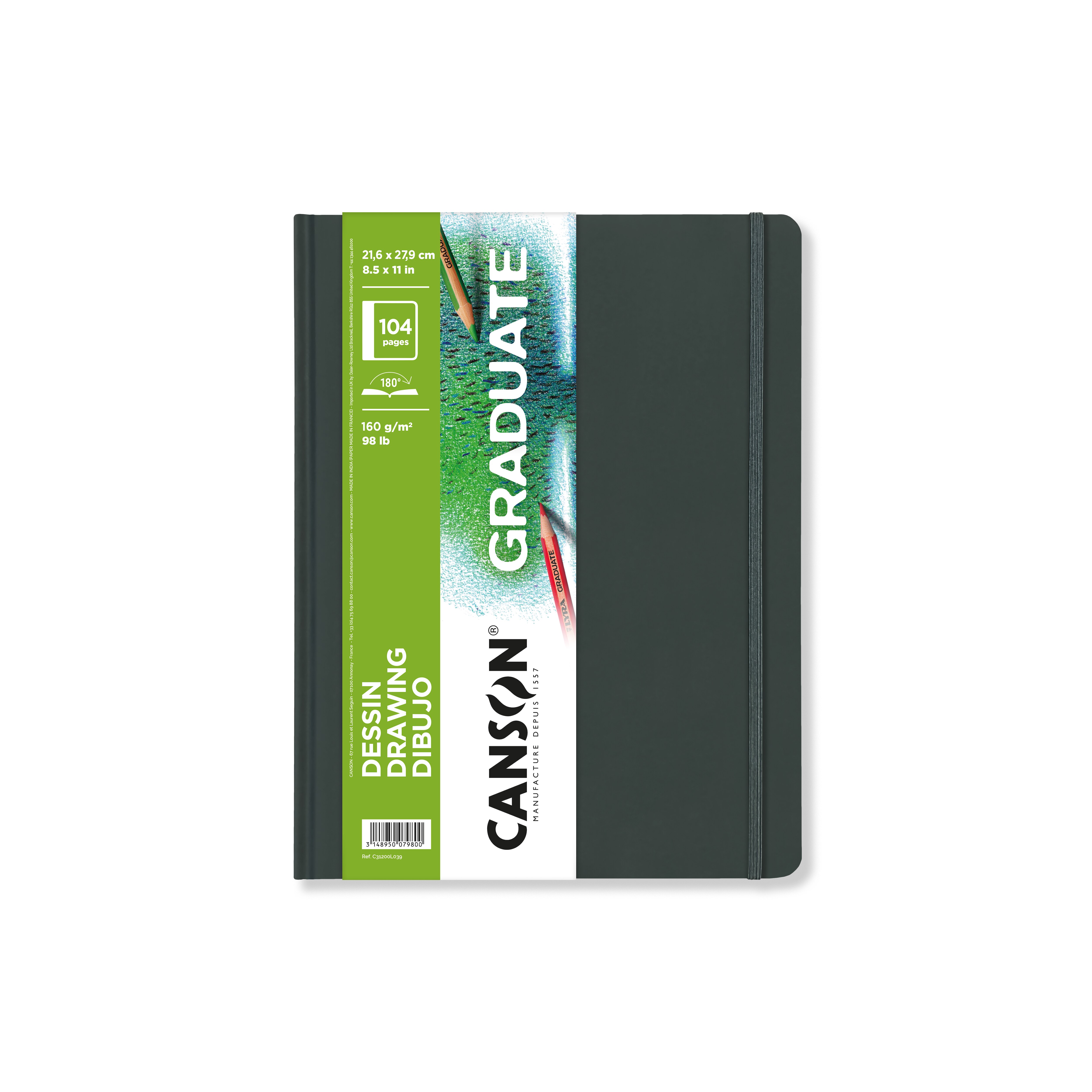 Imagem 0 de Art Book 21,6x27,9 52F Canson Graduate Desenho Fino - 160g