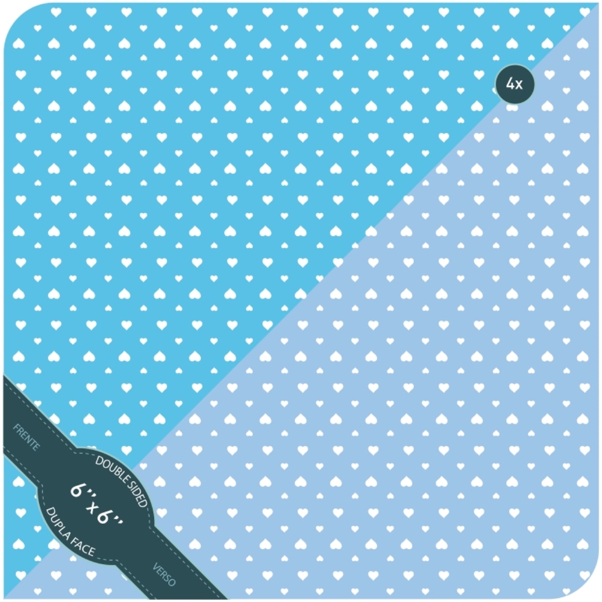 Pack Cartolinas paper2craft Azul 32 Folhas 2