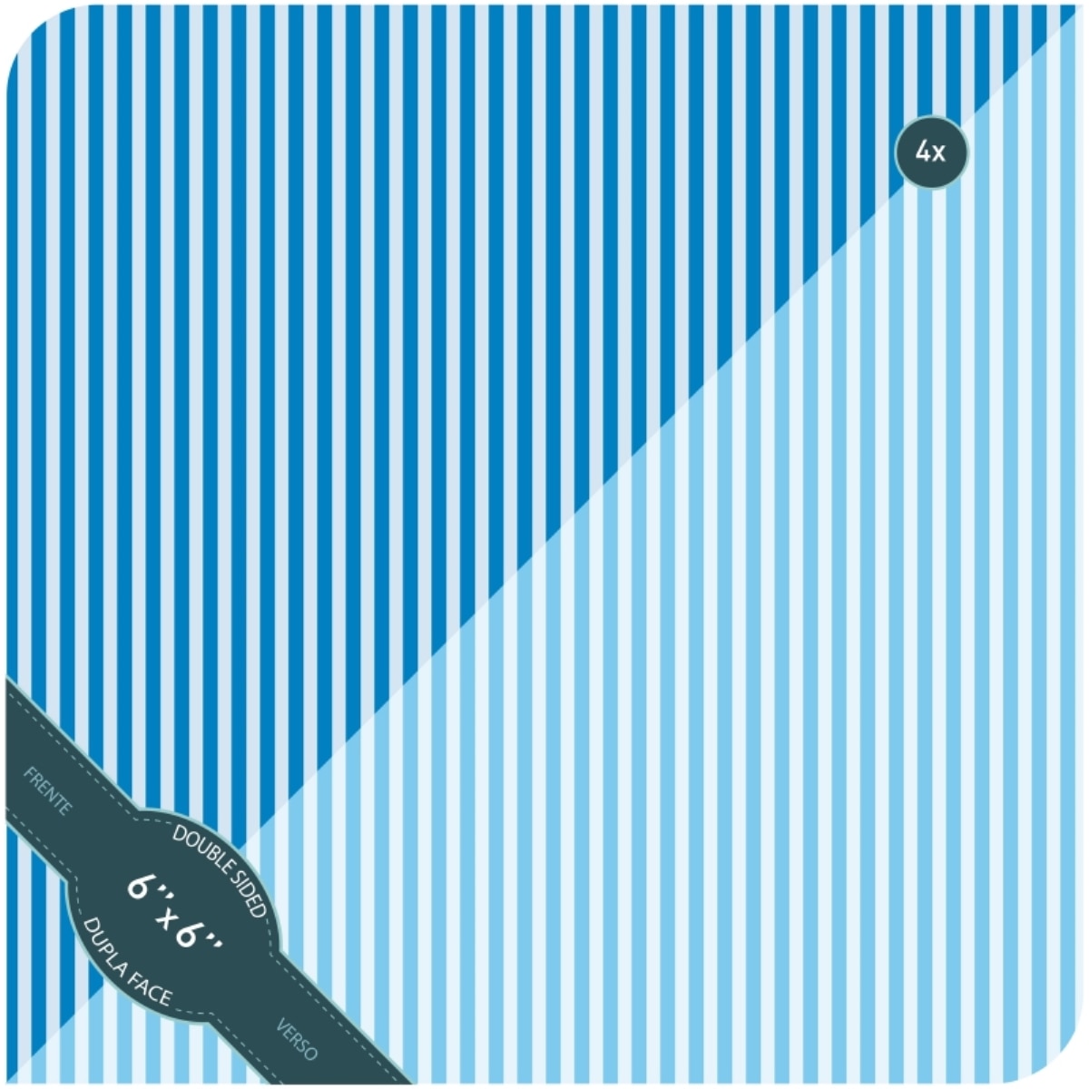 Pack Cartolinas paper2craft Azul 32 Folhas 3