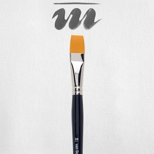 Imagem 0 de Pincel Sintético Espatulado n.º 20 - S294 Van Gogh