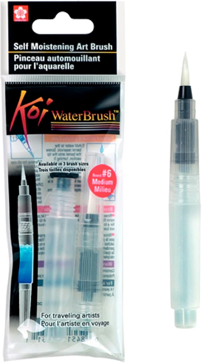 Imagem 0 de Pincel de água Koi – Pincel de água para aquarela – Tanque de 4 ml – Ponta média