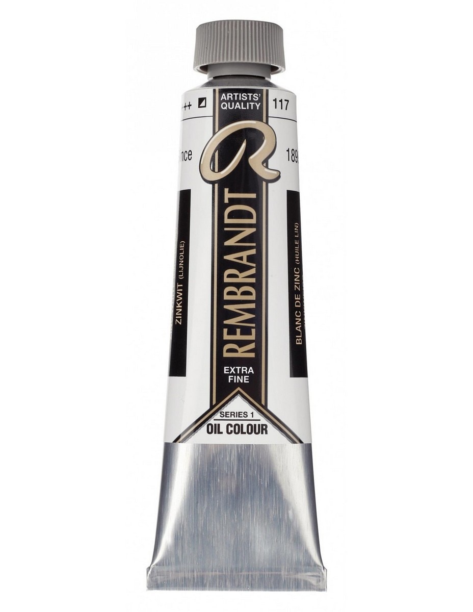 Tubo de tinta de Óleo 40 ml - Branco Cinc(L) 1
