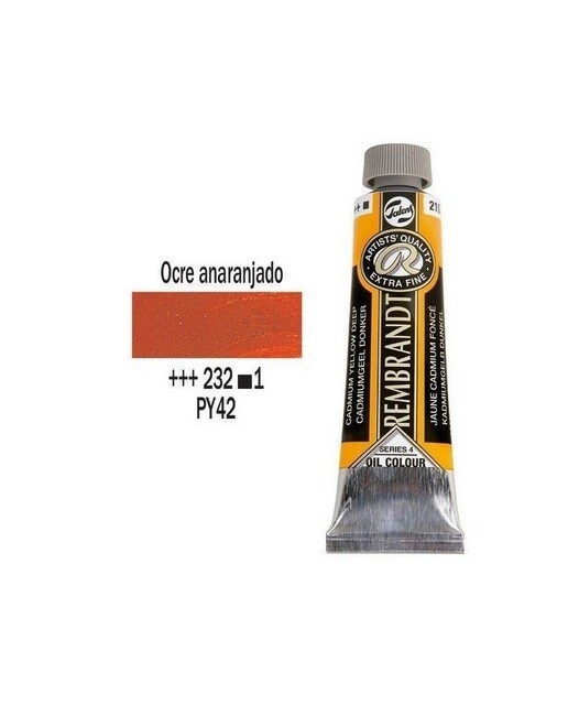 Imagem 0 de Tinta óleo rembrandt 40ml ocre alaranjado s.1 232