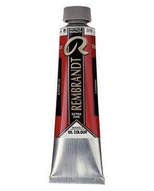 Tubo de Tinta de Óleo 40ml - Carmim 318 1