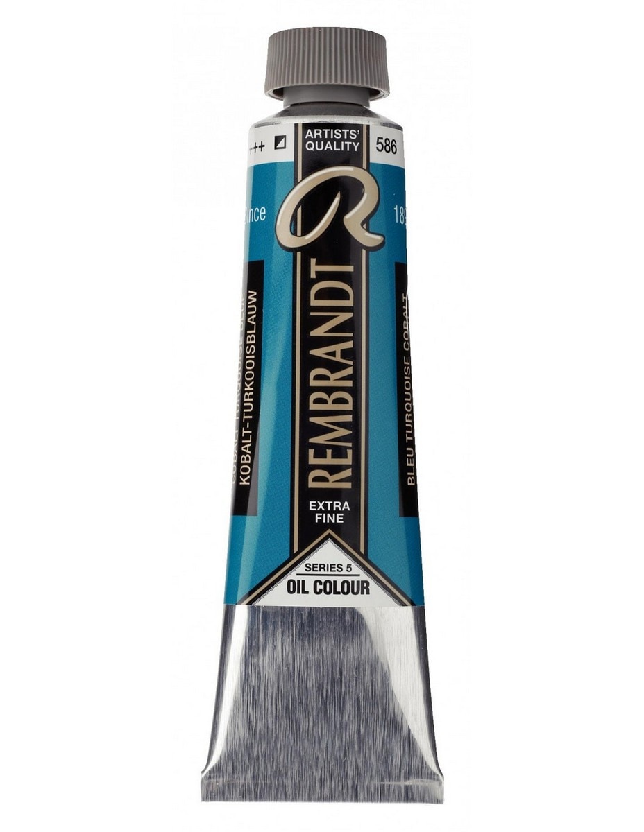 Tubo de Tinta de Óleo 40 ml - Azul Turquesa Cobalto 1